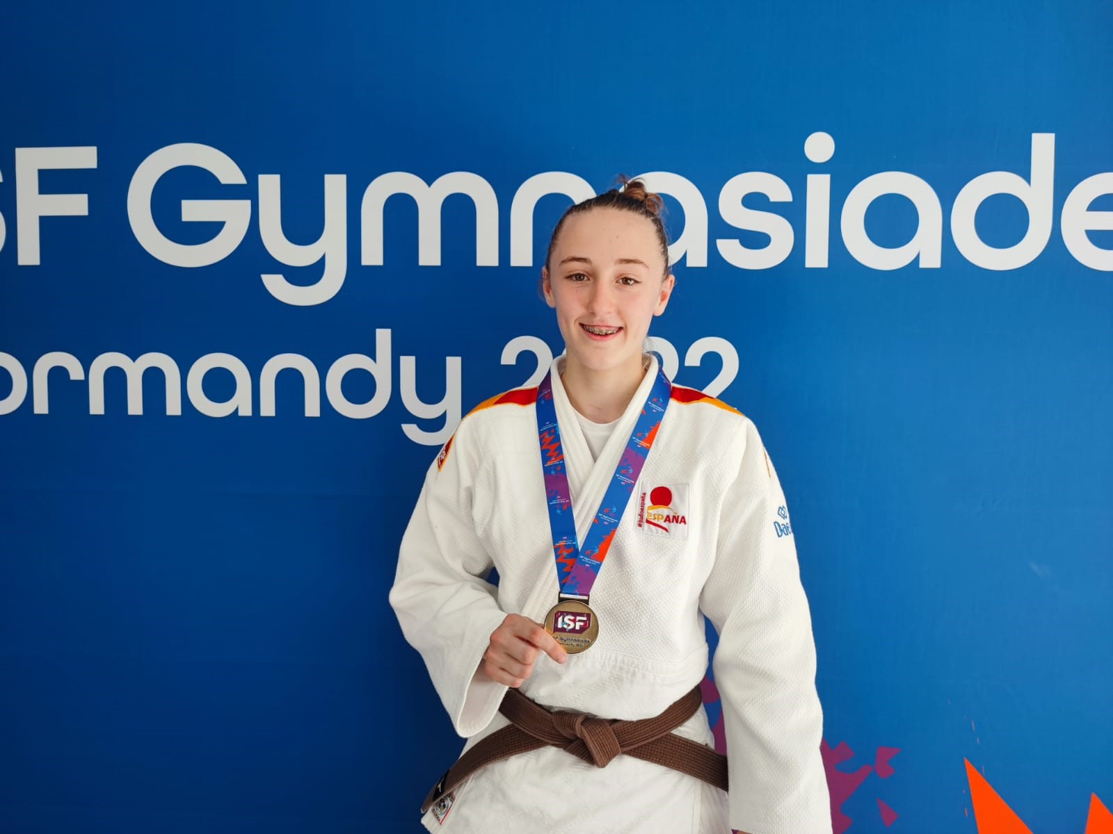 MARTA BEORLEGUI - ORO EN LA GIMNASIADA. NORMANDIA 17-05-22